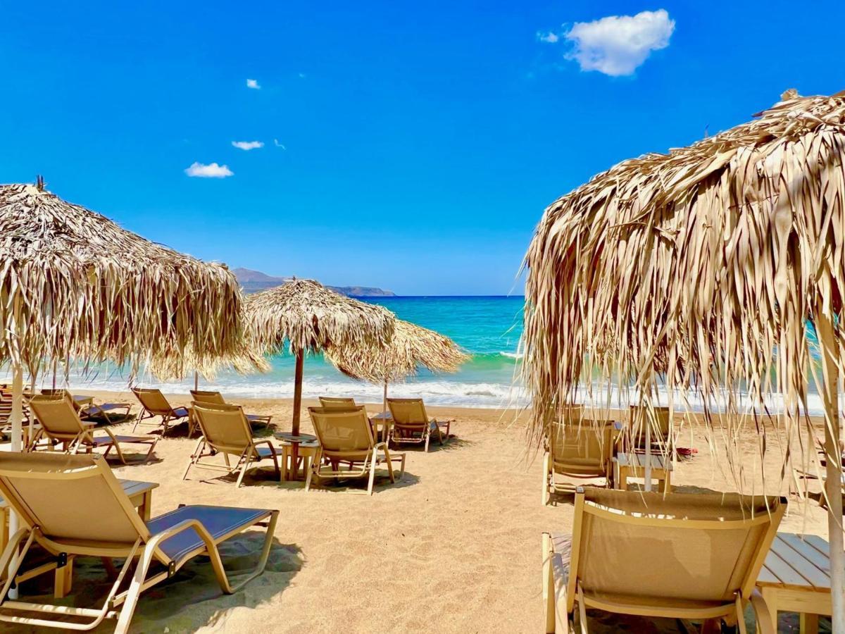 Beach Villa Evgenia With Private Pool By Dadovillas Almyrida  Exterior photo