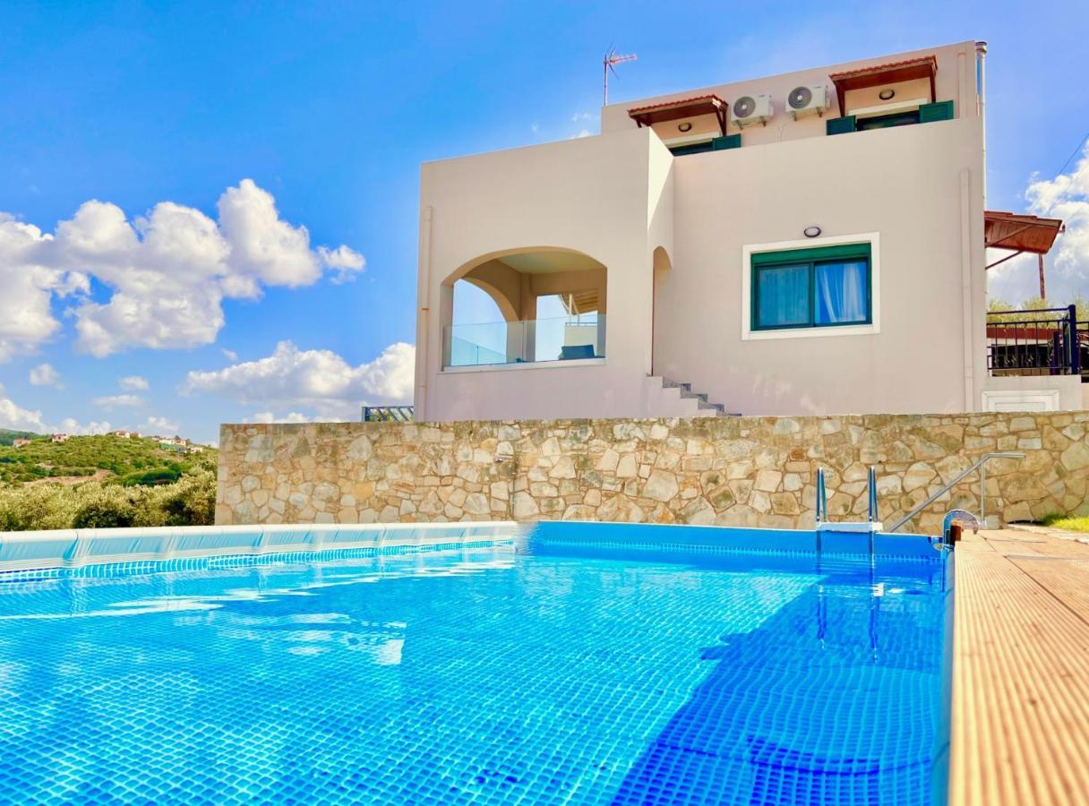 Beach Villa Evgenia With Private Pool By Dadovillas Almyrida  Exterior photo