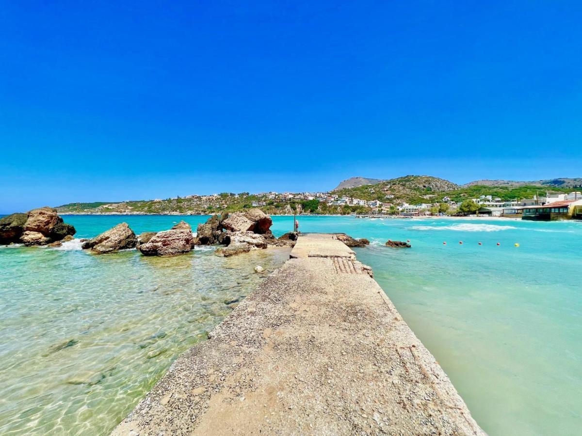Beach Villa Evgenia With Private Pool By Dadovillas Almyrida  Exterior photo
